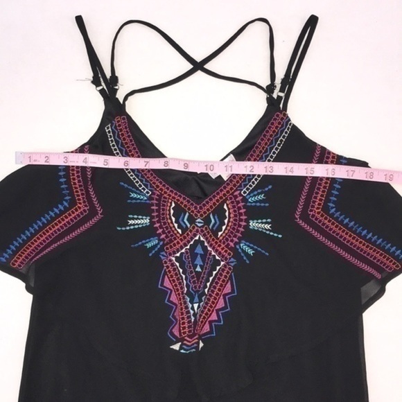 Xhilaration Long Embroidered Dress - Picture 5 of 10